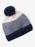boys hat, snood and gloves set navy blue 