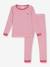Fitted striped pyjamas by PETIT BATEAU rose 