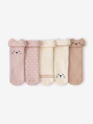 -Pack of 5 booties for baby girls