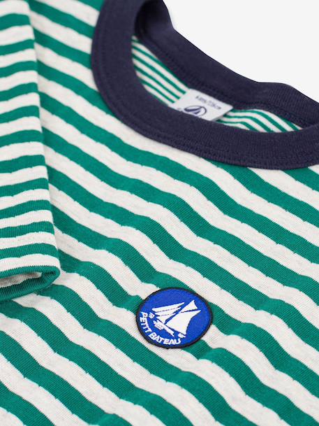 The T-shirt long-sleeved by PETIT BATEAU navy blue 