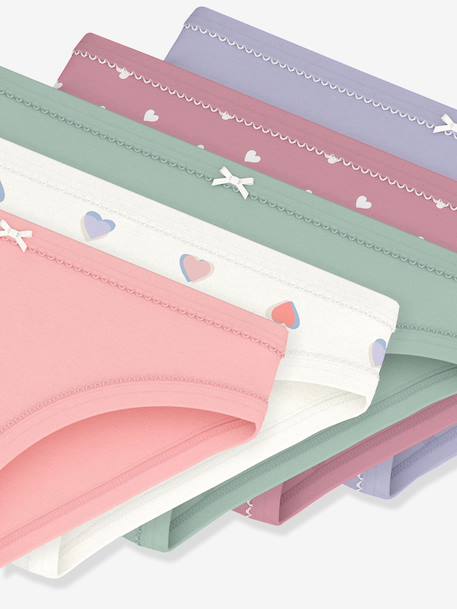 Pack of 5 briefs by PETIT BATEAU multicoloured 