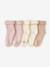 Pack of 5 booties for baby girls rosy 