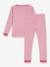 Fitted striped pyjamas by PETIT BATEAU rose 