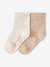 Pack of 2 socks for baby girls ecru 