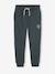 Athletic Joggers in Fleece for Boys anthracite+chocolate+lichen 