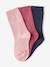 Pack of 3 tights for girls old rose 