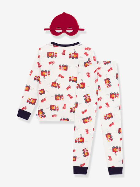 Pyjamas with mask by PETIT BATEAU white 