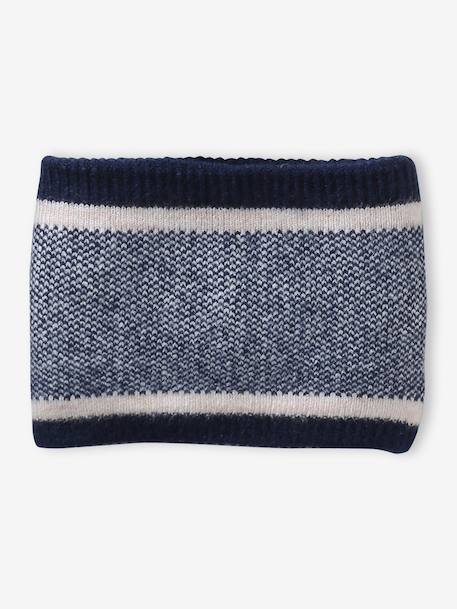 boys hat, snood and gloves set navy blue 