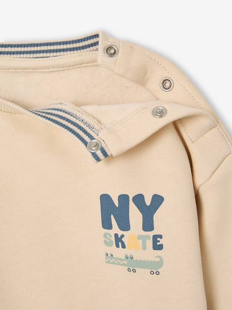 Sweatshirt and jeans set for baby boys vanilla 
