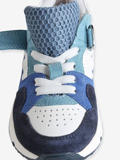 Trainers for boys with touch-fastening strap navy blue 