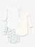 Pack of 3 long-sleeved bodysuits by PETIT BATEAU blue 