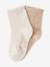 Pack of 2 socks for baby girls ecru 