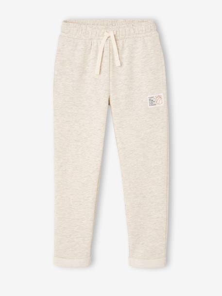 Jogging trousers for boys marl white 