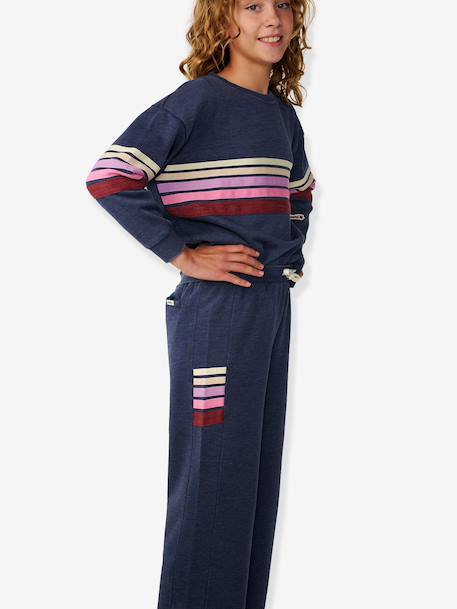 Surf Revival trousers by CYRILLUS navy blue 