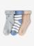 Pack of 3 bootees for baby beige 