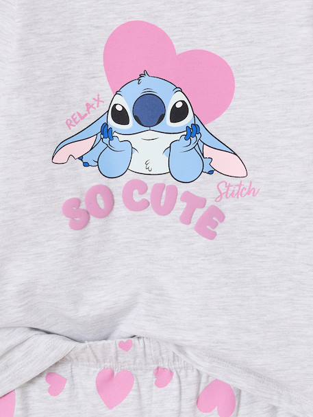 Lilo and Stitch pyjamas for girls marl grey 