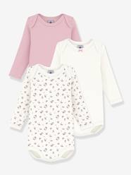 -Pack of 3 long-sleeved bodysuits by PETIT BATEAU 