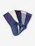 Pack of 5 Pairs of 'Cool Kids' Socks for Boys azure+indigo+night blue+sage green 