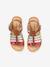 Multi-Strap Leather Sandals for Girls, Designed for Autonomy 6510+caramel+multicoloured 