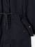 Lined parka for girls black 