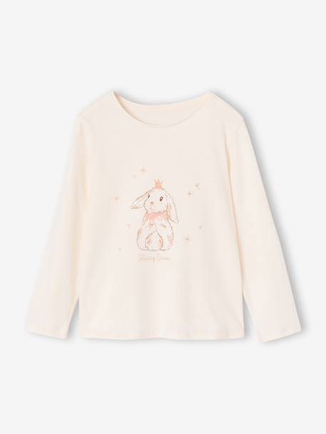 Pyjamas with trousers for girls beige 