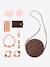 Handbag with FSC®100%  wooden accessories brown 