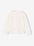 Long-sleeved T-shirt for girls ecru+vanilla 