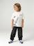 Short-sleeved T-shirt for boys ecru 
