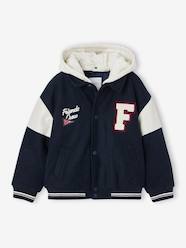 Boys-Teddy jacket with detachable hood for boys