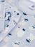 Snowman print pyjamas by PETIT BATEAU light blue 