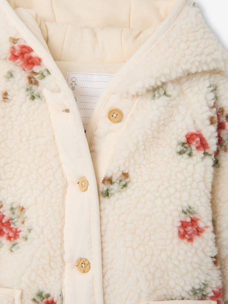 Newborn snowsuit for baby vanilla 