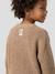 Round-neck jumper for boys marl beige 