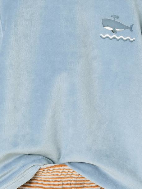 Pack of 2 pyjamas for boys crystal blue 