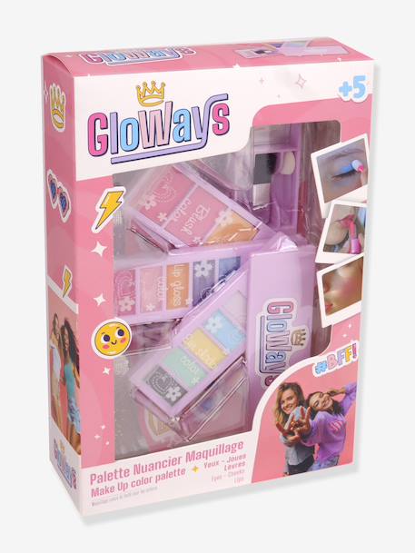 Gloways 4-tier makeup case rose 