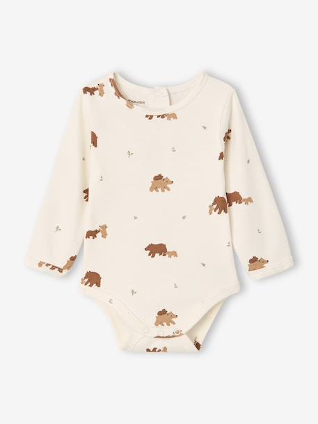 Dungaree set and bodysuit for newborn khaki 
