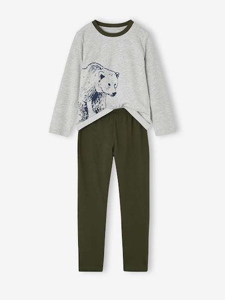 Pack of 2 pyjamas for boys fir green 