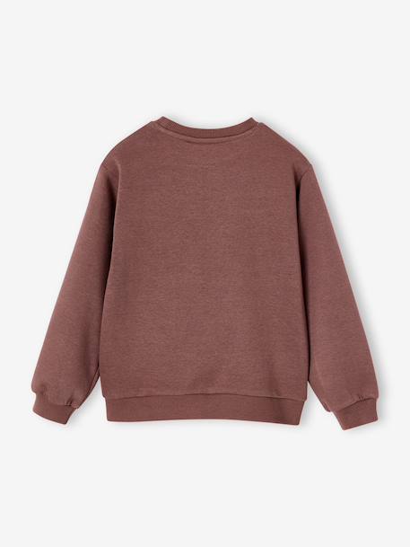 Minnie sweatshirt for girls chocolate 