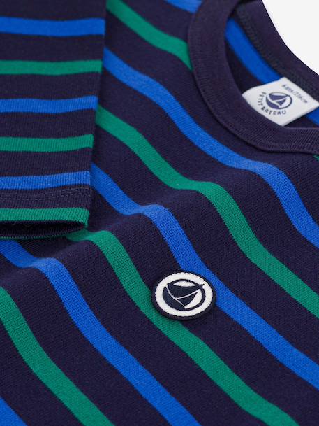 Breton top for kids by PETIT BATEAU blue 