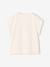 Short-sleeved t-shirt anthracite+ecru+rose 