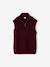 Sleeveless Trucker Jumper for Girls, JONEN bordeaux red+marl grey 