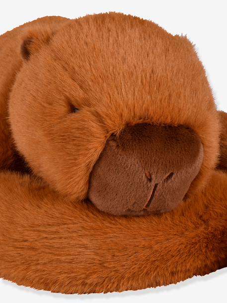 Weighted capybara soft toy by Podcool brown 