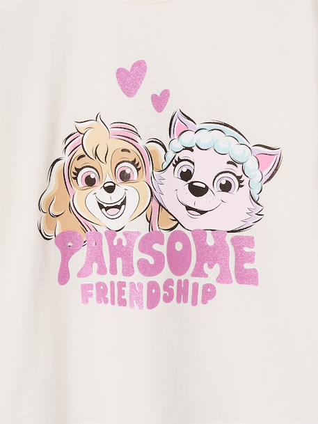 Long-sleeved T-shirt Paw Patrol for girls ecru 