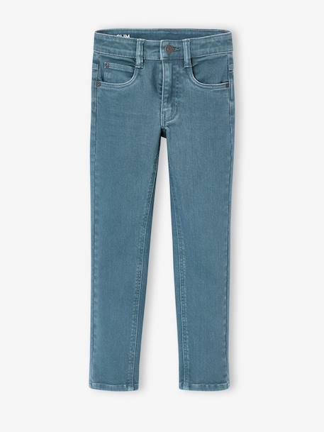 NARROW Hip, MorphologiK Slim Leg Coloured Trousers, for Boys beige+black+clay beige+emerald green+night blue+petrol blue+rust+tomato red 