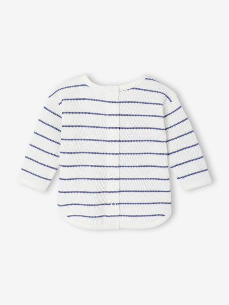 Long-sleeved T-shirt for newborn ecru 