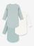 Pack of 3 long-sleeved bodysuits by PETIT BATEAU light green 