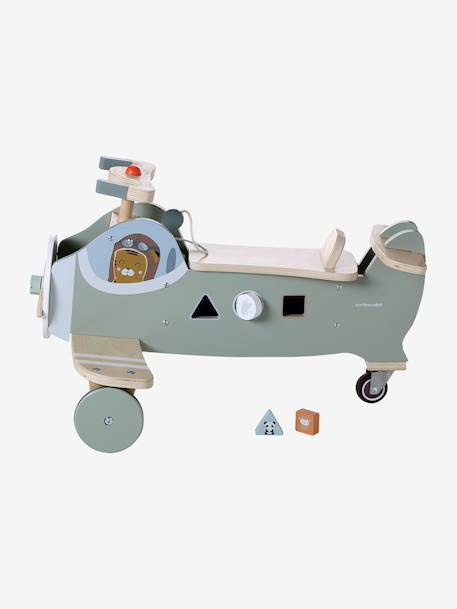 FSC100® wooden aeroplane pushchair wood 
