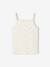 Pack of 3 camisoles for girls beige 