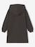Hooded sweatshirt dress Rolling Stones for girls anthracite 