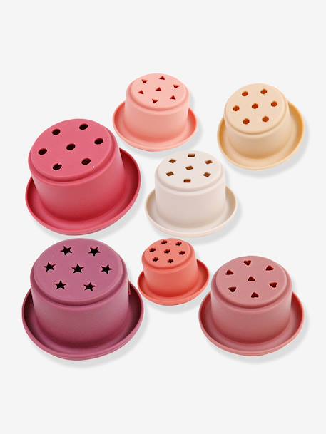 Stacking tower bath toy rose 