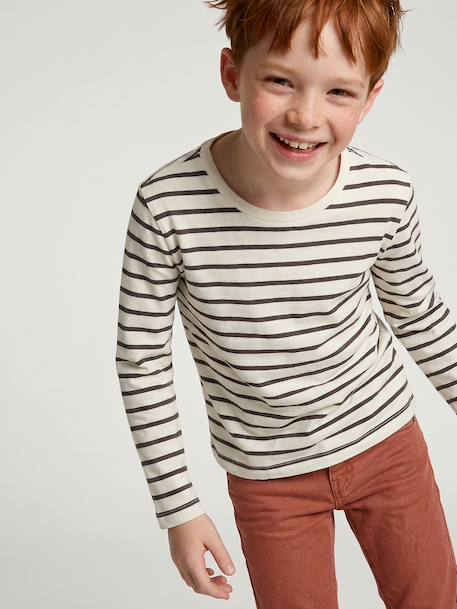 Pack of 3 Assorted Long Sleeve Tops for Boys anthracite 